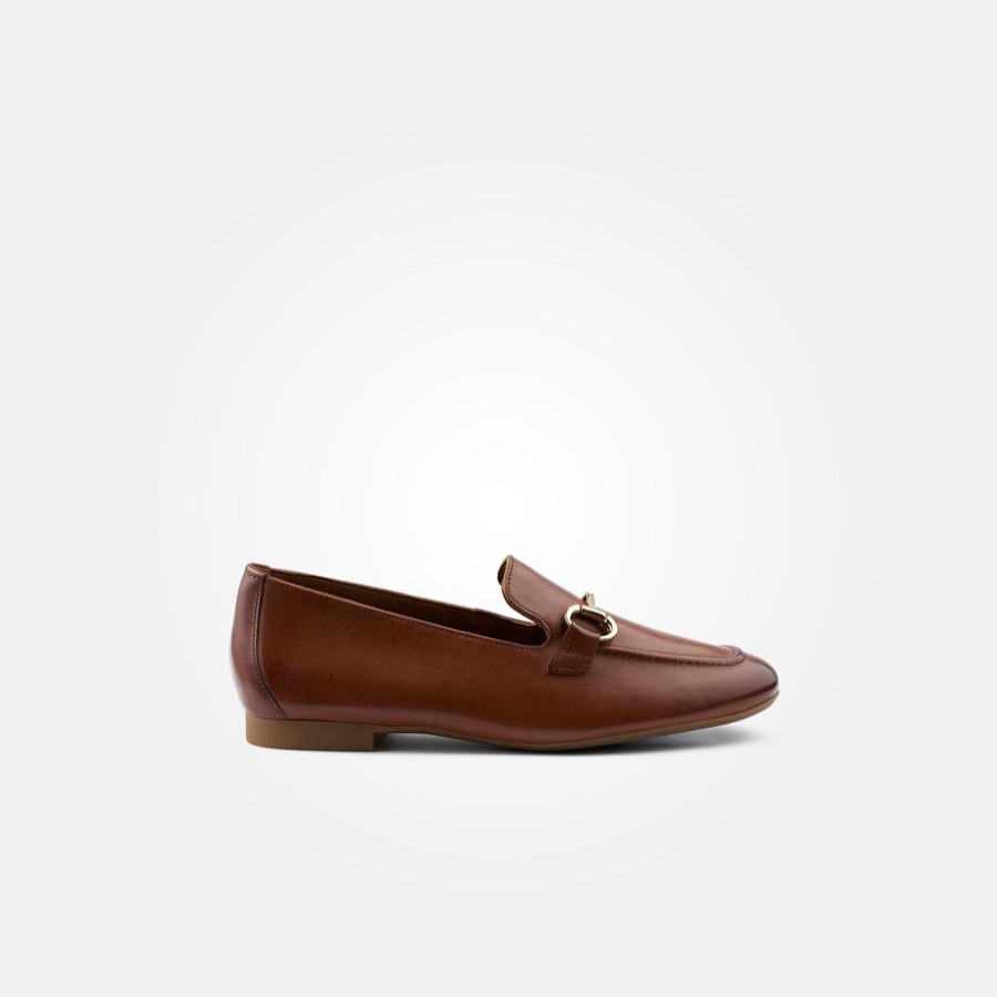 Flats | Paul Green Paul Green Loafers Cognac