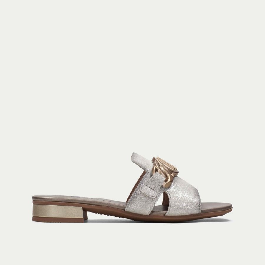 Sandals | Hispanitas Hispanitas Lena Moonlight Silver Slider