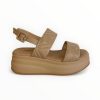 Wedges | REPO Repo Beige Wedge Sandal