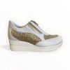 Wedges | Marco Moreo Marco Moreo Lola White & Gold Mover