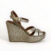 Sandals | Viguera Viguera Wedge Espadrille Sandal Gold