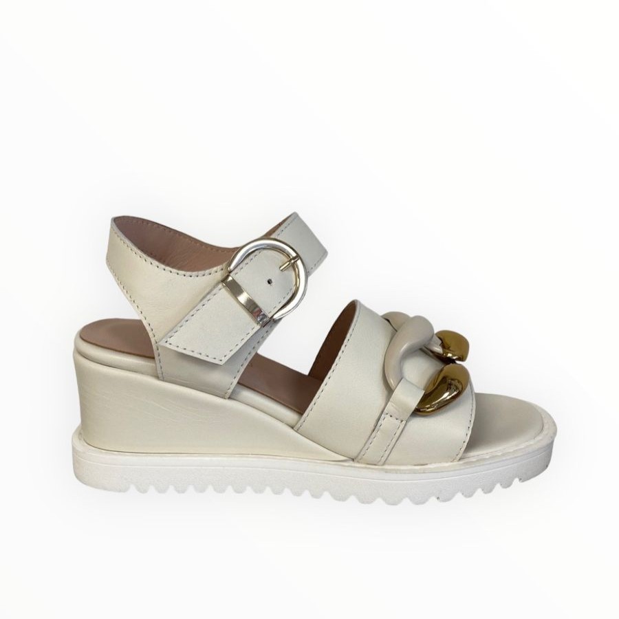 Sandals | Marco Moreo Marco Moreo Cream Wedge Sandal