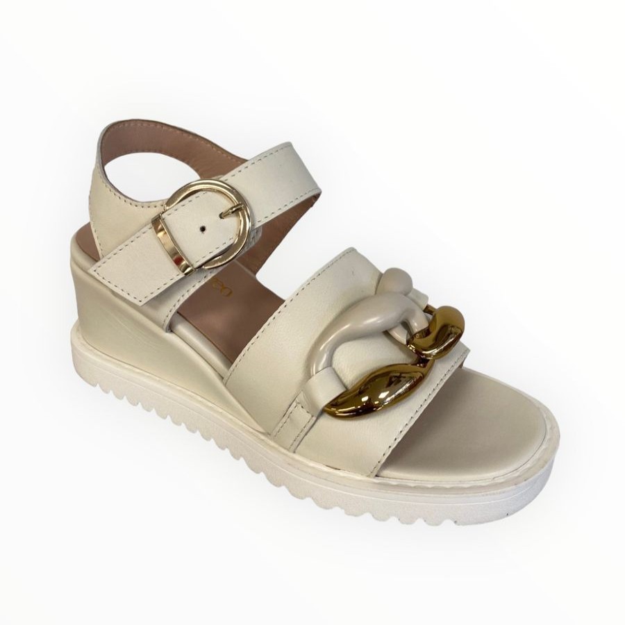 Sandals | Marco Moreo Marco Moreo Cream Wedge Sandal