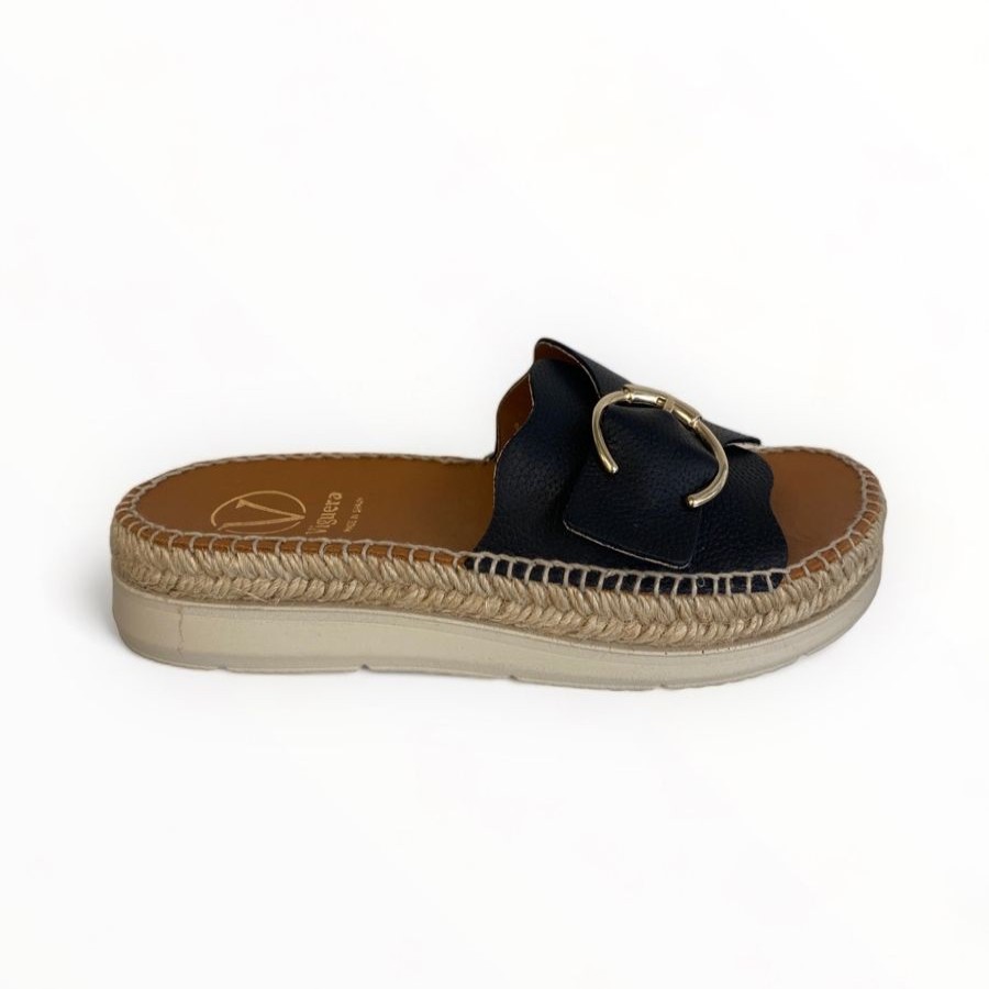 Flats | VIGUERA Viguera Black Slider