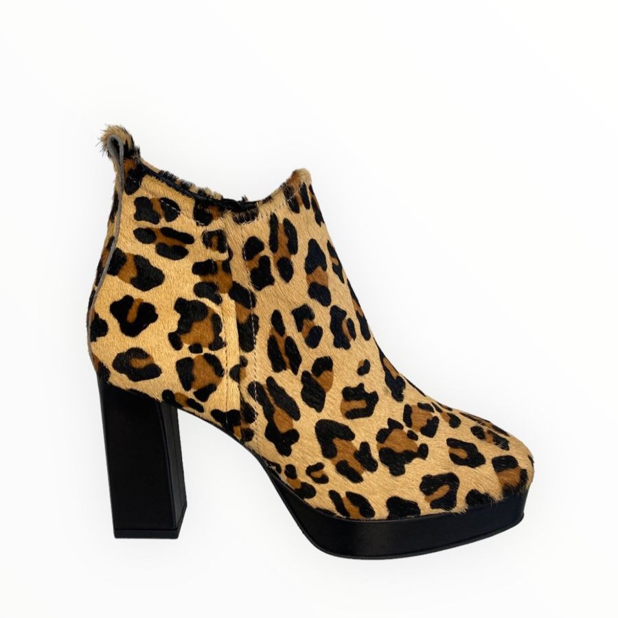 Ankle Boots | Marian Marian Print Platform Boot Leopard