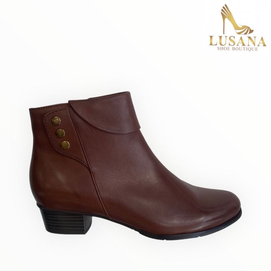 Ankle Boots | Regarde Le Ciel Regarde Le Ciel - Stefany F 23 186 Ankle Boot Brown