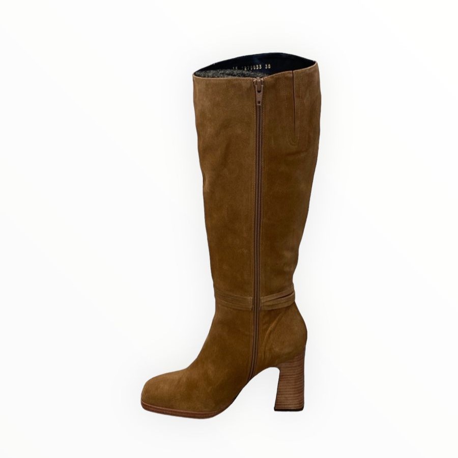 Knee High Boots | LODI Lodi Tobacco Suede Knee High Boot