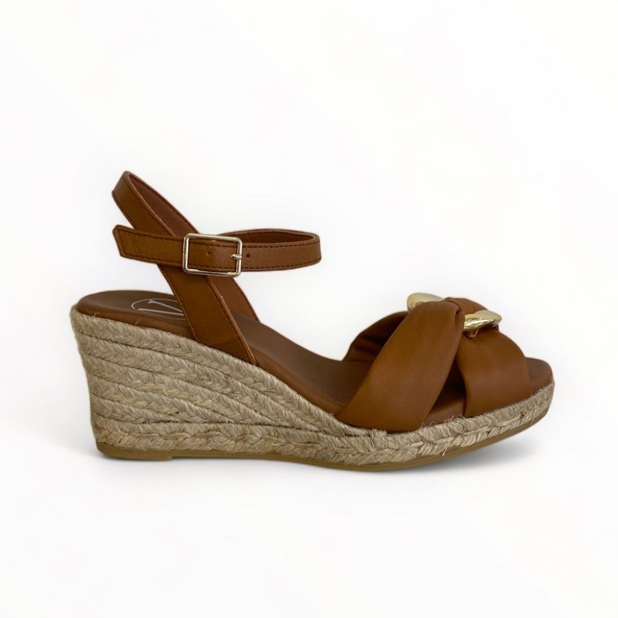 Sandals | Viguera Viguera Tan Espadrille Sandal