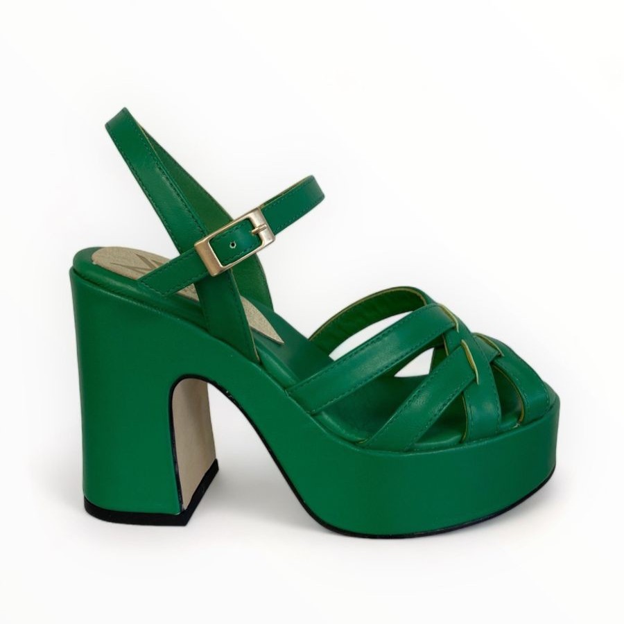 Sandals | Marian Marian Green Platform Sandal