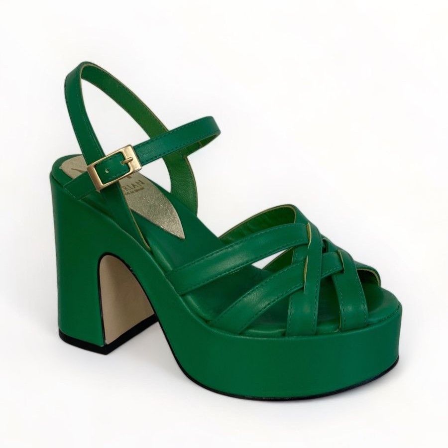 Sandals | Marian Marian Green Platform Sandal