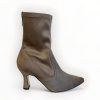 Ankle Boots | DChicas Dchicas Taupe Stretch Sock Boot