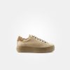 Flats | Paul Green Paul Green Leather Trainer Almond