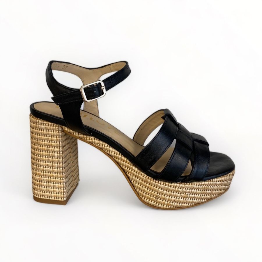 High Heels | LODI Lodi Black Platform Sandal