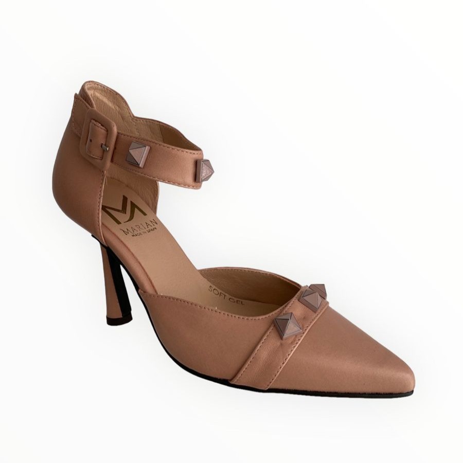 High Heels | Marian Marian Leather Shoe Nude