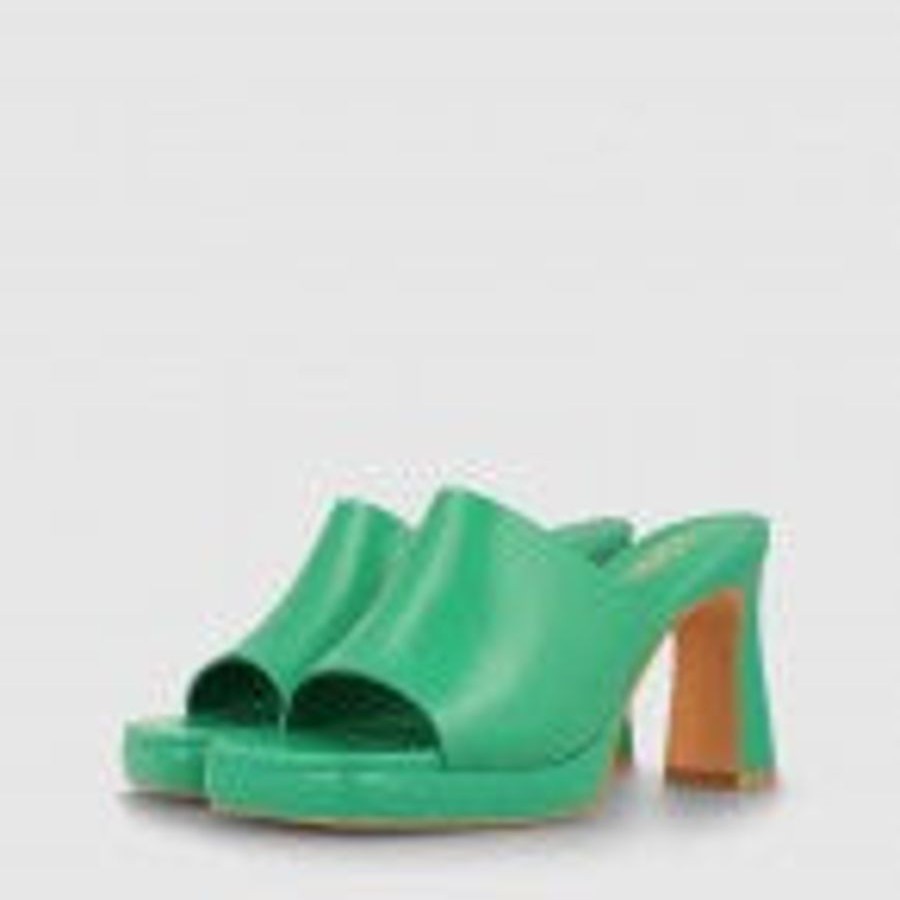 High Heels | LODI Lodi Genia Mule In Green