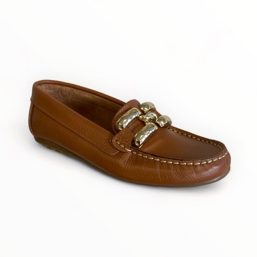 Flats | DChicas Dchicas Kiowa Tan Mocassin