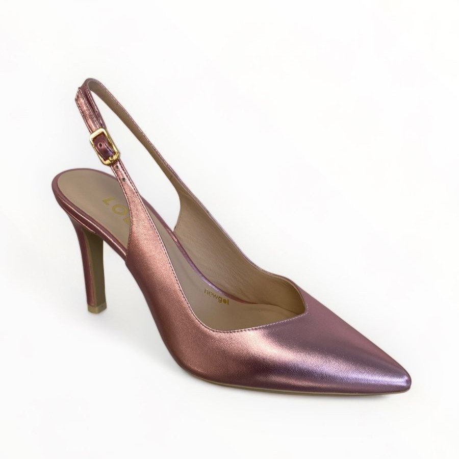 High Heels | LODI Lodi Raian-Tp Pink Slingback Metallic Pink