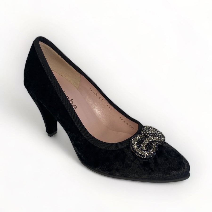 High Heels | Le Babe Le Babe Velvet Nero (Style 1448)