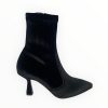 Ankle Boots | Marian Marian Velvet Sock Boot Black