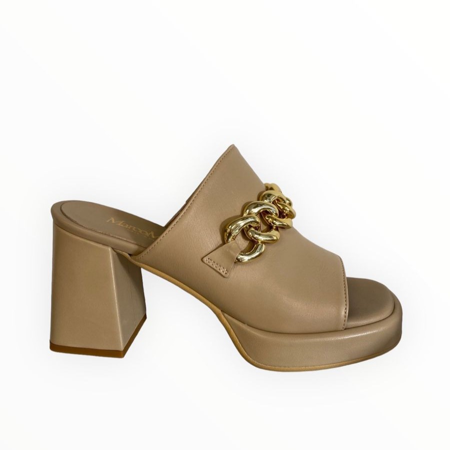 High Heels | Marco Moreo Marco Moreo Camel Leather Mule