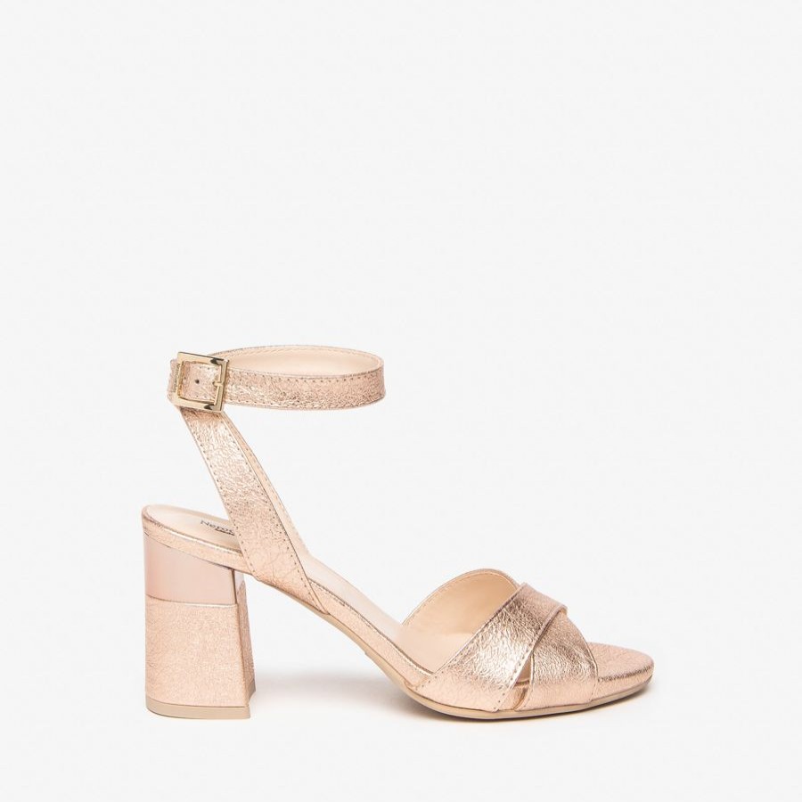 Sandals | NeroGiardini Nerogiardini Rose Gold Sandal