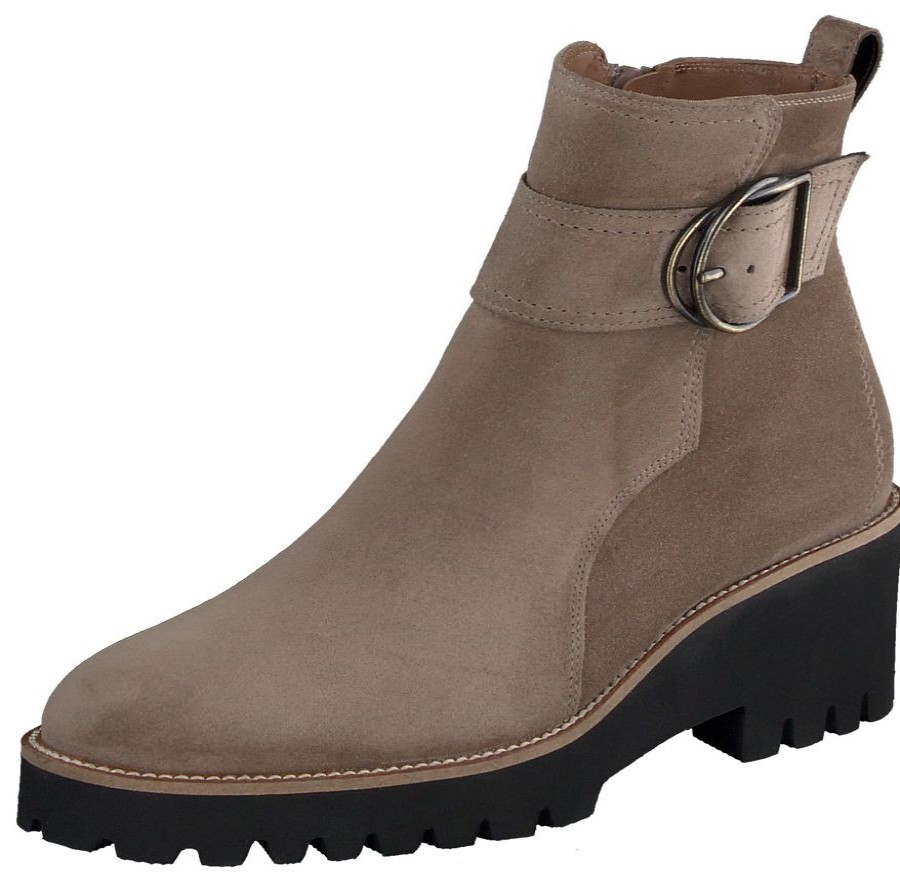 Ankle Boots | Paul Green Paul Green Soft Suede Antelope Wedge Boot