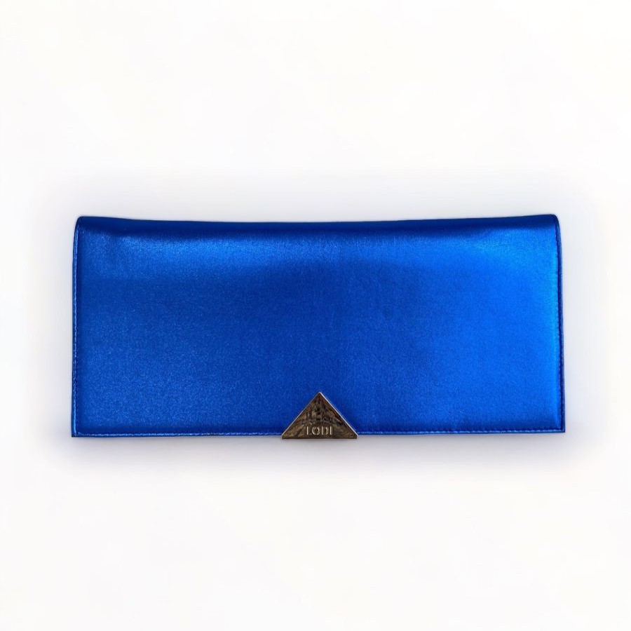 Handbags | LODI Lodi Ante Cosmos Lazuli Clutch Bag Metallic Blue