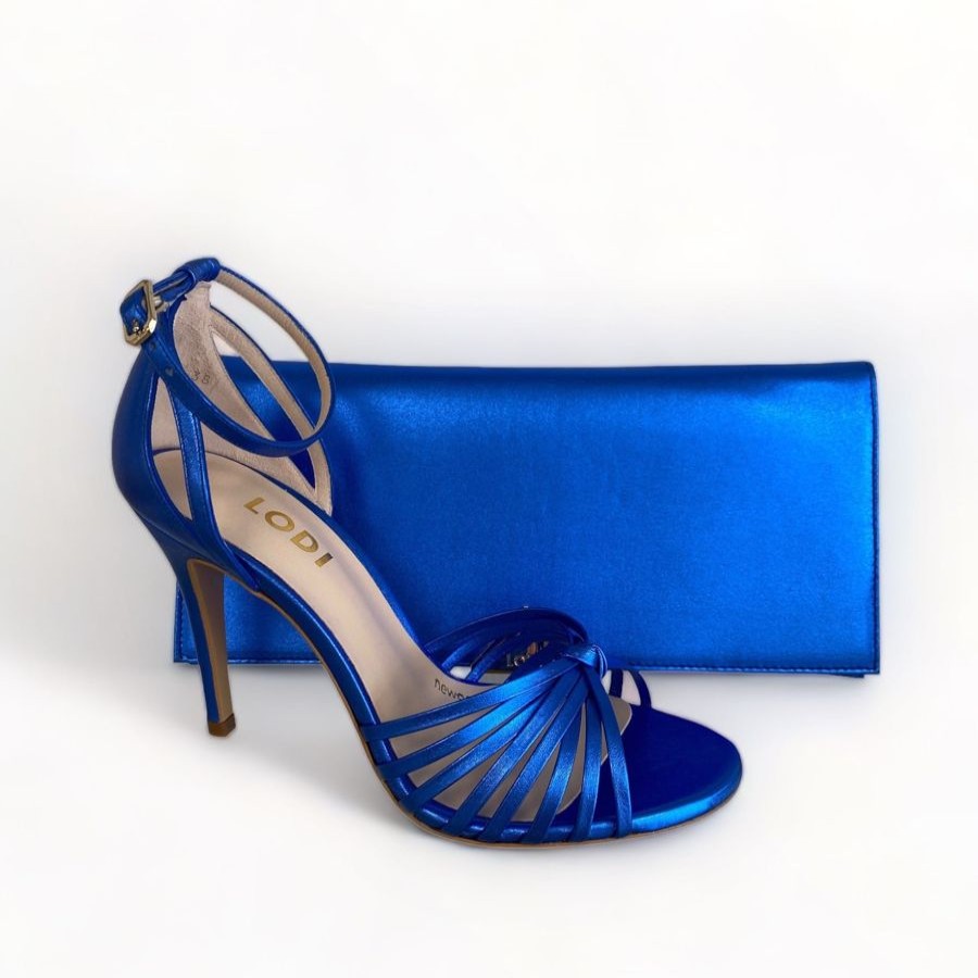 Handbags | LODI Lodi Ante Cosmos Lazuli Clutch Bag Metallic Blue