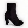 Ankle Boots | Marian Marian Black Open Toe Boot