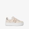 Trainers | NeroGiardini Nerogiardini Beige Leather Trainer