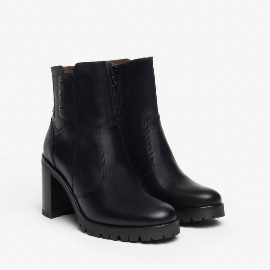 Ankle Boots | NeroGiardini Nerogiardini Black Leather Ankle Boot