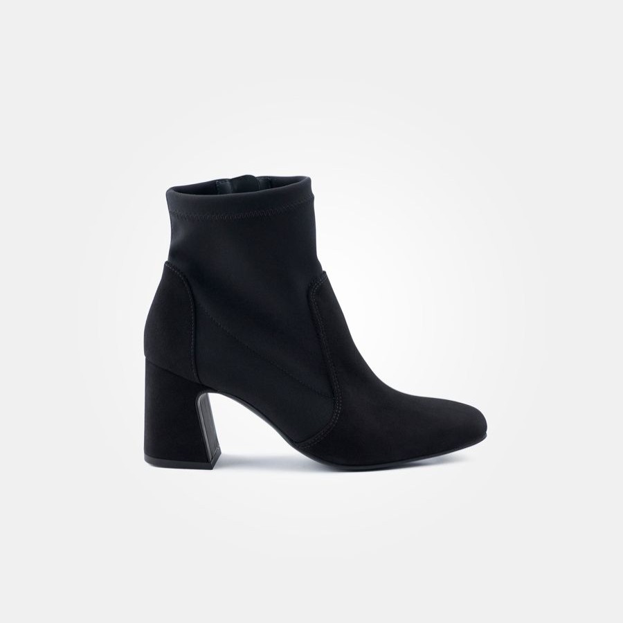 Ankle Boots | Paul Green Paul Green Suede Stretch Ankle Boot Black