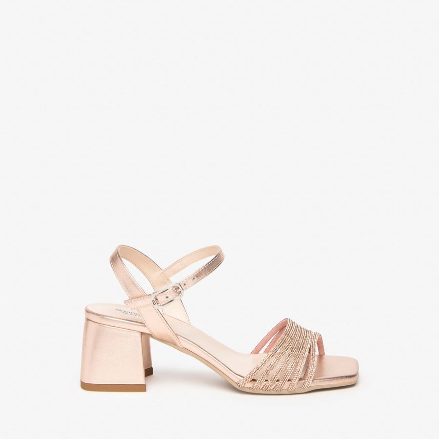 Sandals | NeroGiardini Nerogiardini Rose Gold Sandal