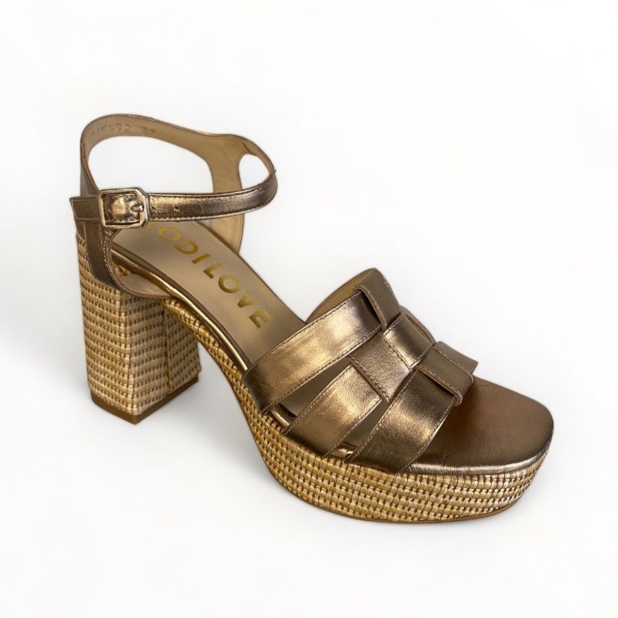 Sandals | LODI Lodi Bronze Platform Sandal