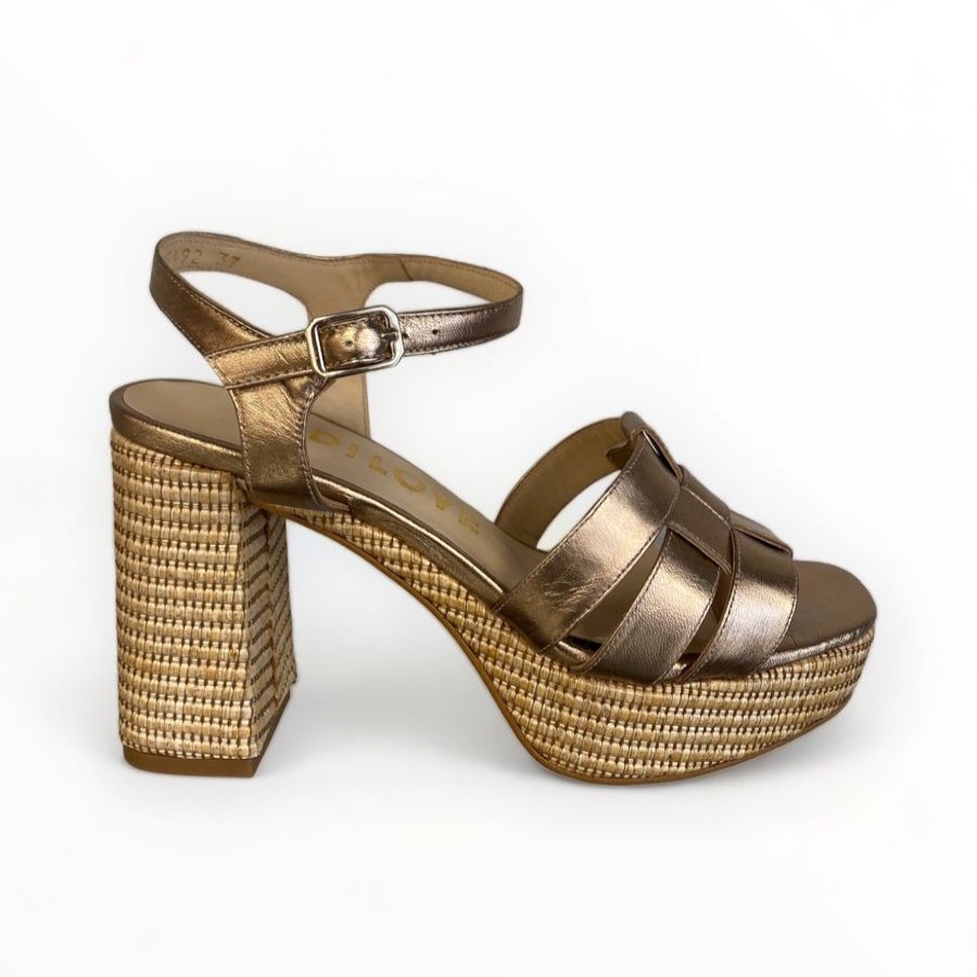 Sandals | LODI Lodi Bronze Platform Sandal