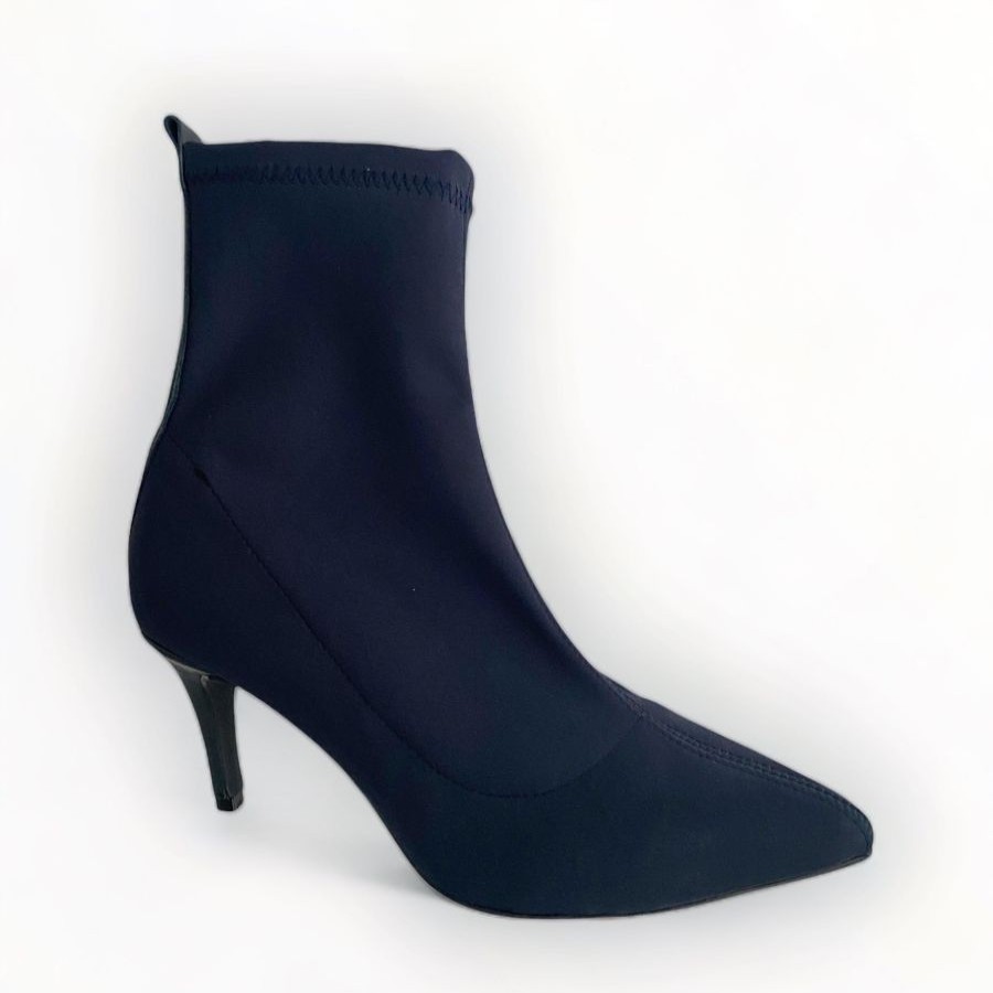 High Heels | Marian Marian Navy Sock Boot