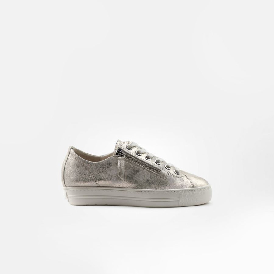 Trainers | Paul Green Paul Green Metallic Trainer Metallic Antique Mineral