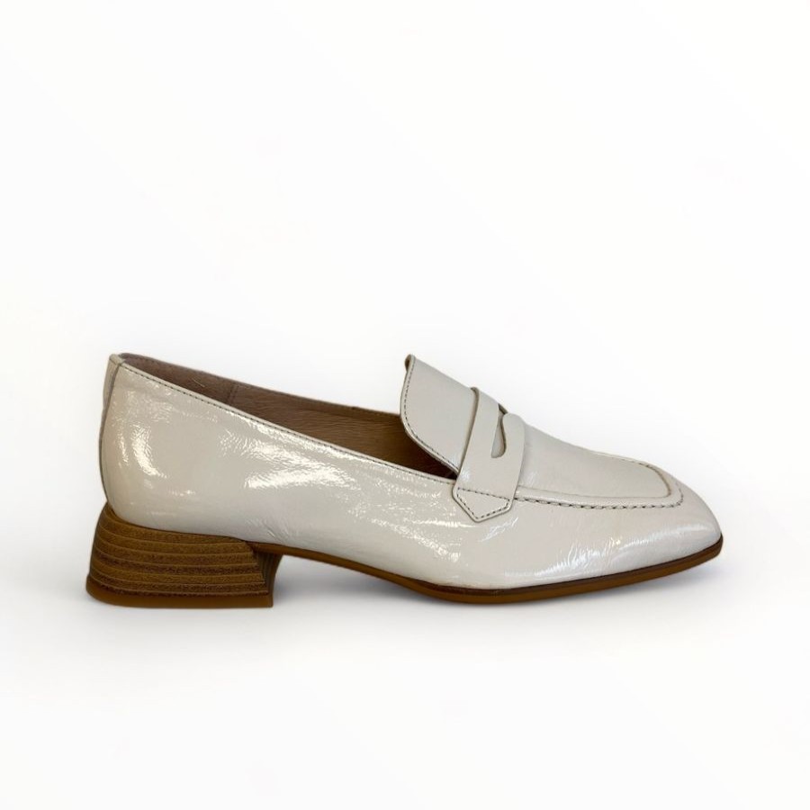 Flats | Lusana Shoe Boutique Wonders Menorca Loafers White