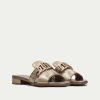 Sandals | Hispanitas Hispanitas Lena Moonlight Platino Slider Gold