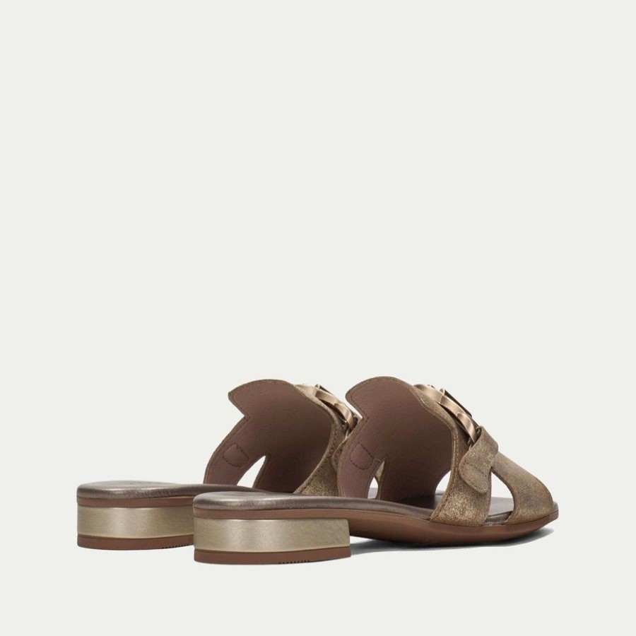 Sandals | Hispanitas Hispanitas Lena Moonlight Platino Slider Gold