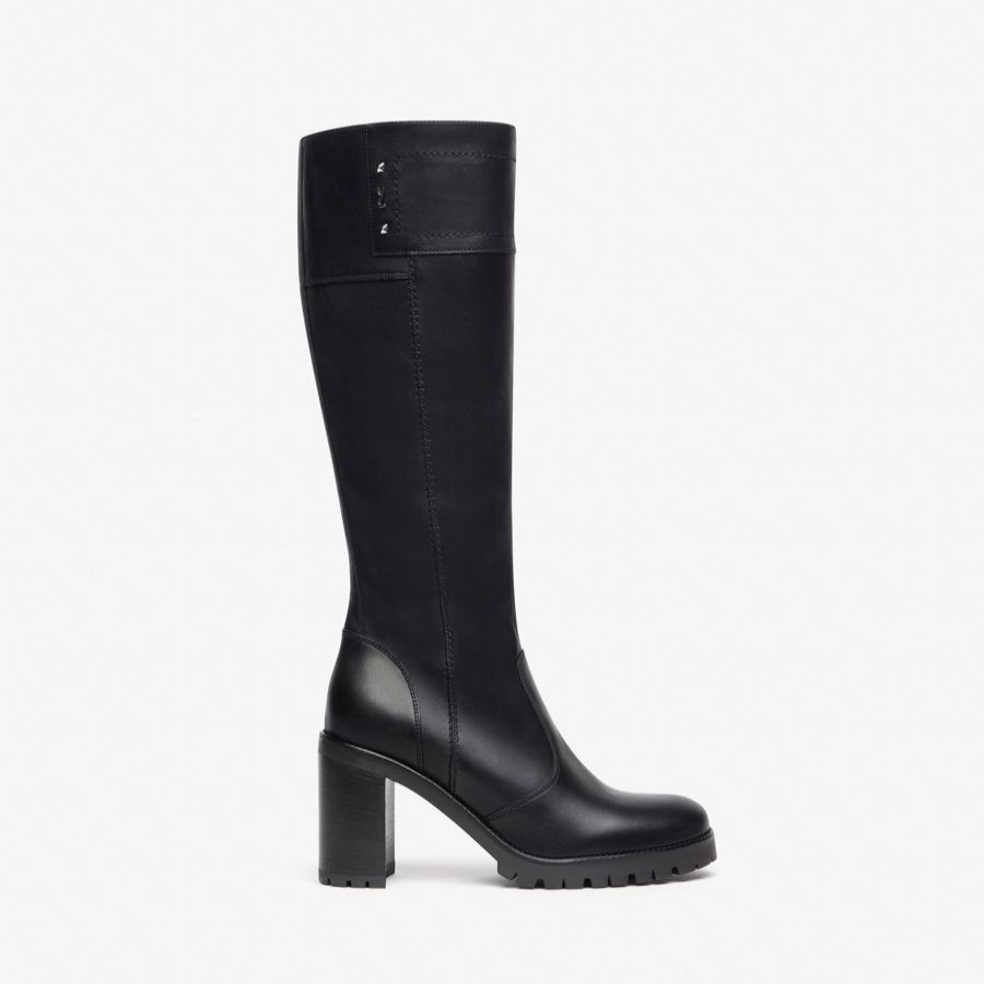 Knee High Boots | NeroGiardini Nerogiardini Black Knee High Boots