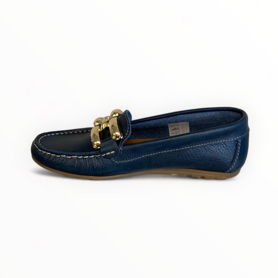 Flats | DChicas Dchicas Kiowa Navy Mocassin