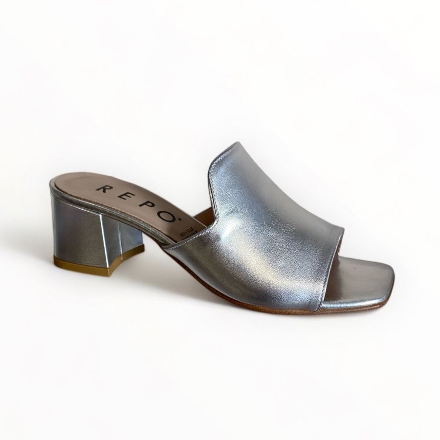 Sandals | REPO Repo Silver Mule Sandal