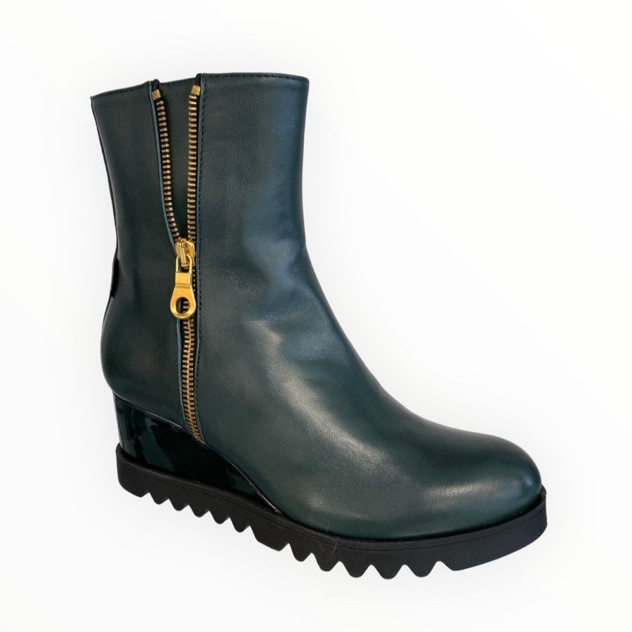 Ankle Boots | Marco Moreo Marco Moreo Chiara Wedge Boot Green