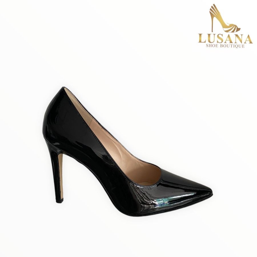 High Heels | Hogl Hogl Black Patent Court Shoe