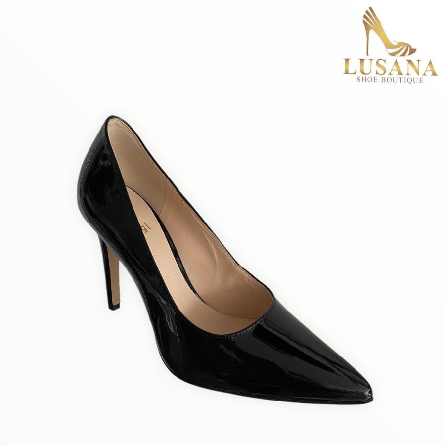 High Heels | Hogl Hogl Black Patent Court Shoe