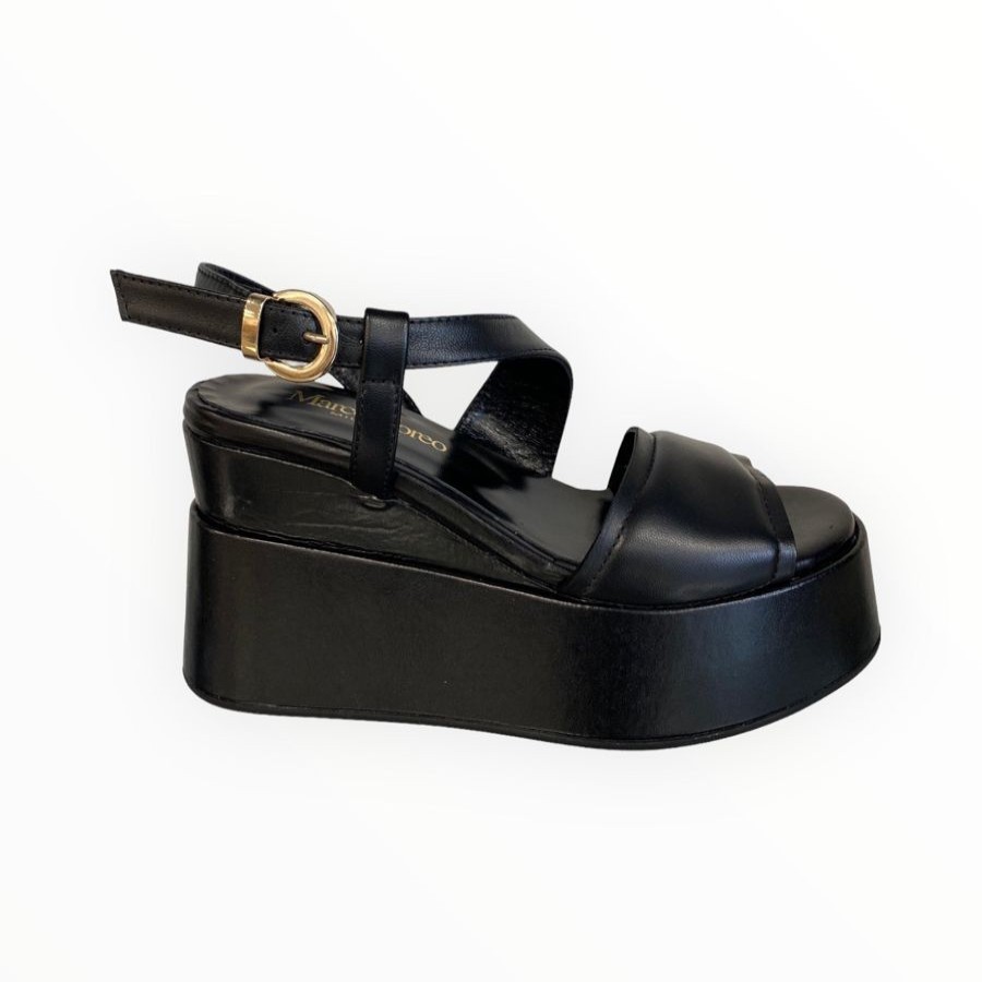 Sandals | Marco Moreo Marco Moreo Black Platform Sandal