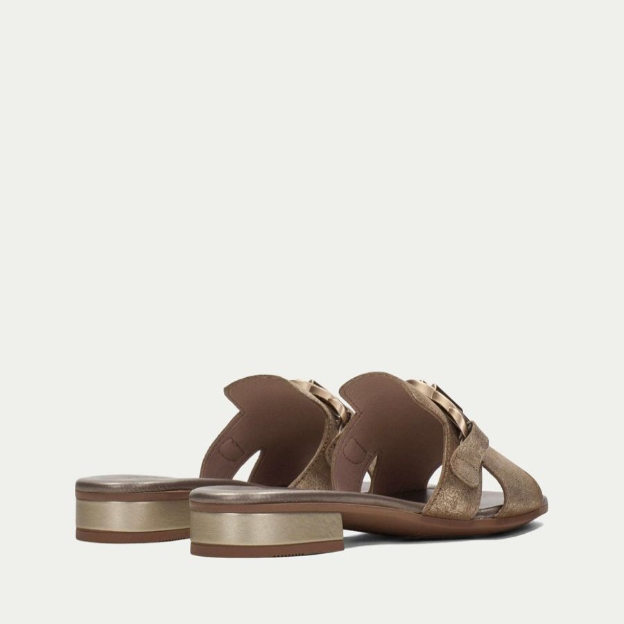 Flats | Hispanitas Hispanitas Lena Moonlight Platino Slider Gold