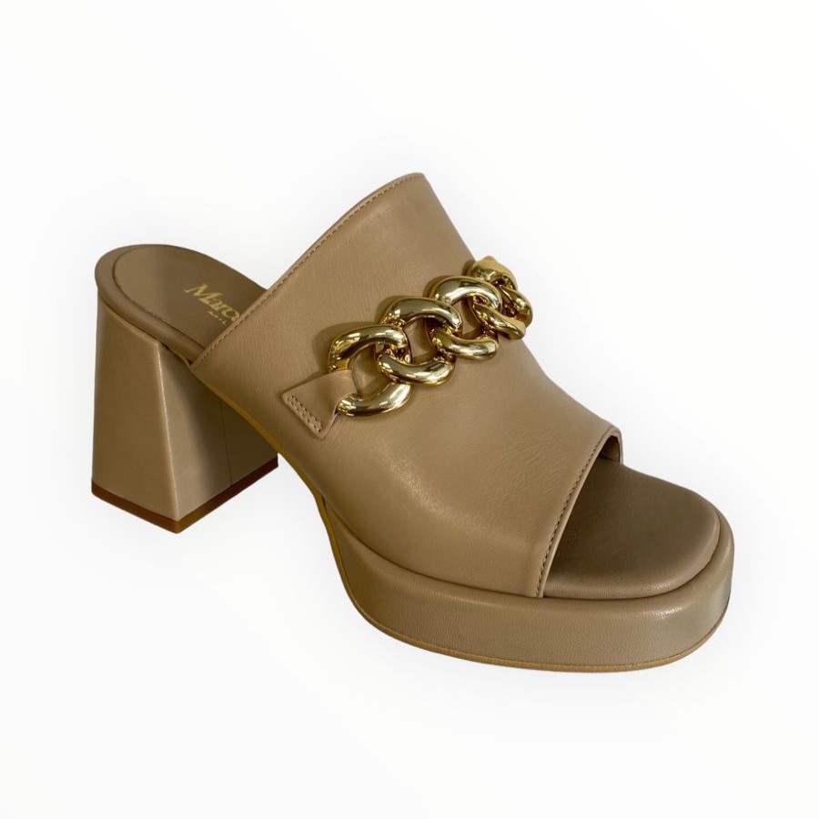 Sandals | Marco Moreo Marco Moreo Camel Leather Mule