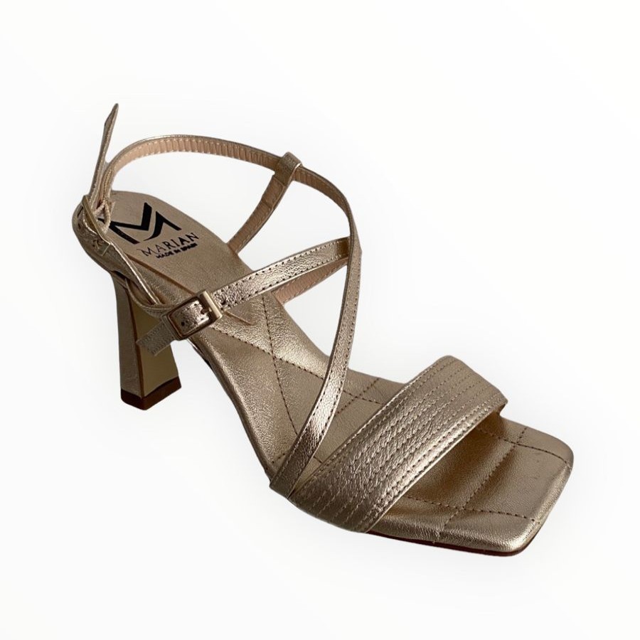 Sandals | Marian Marian Champagne Gold Sandal